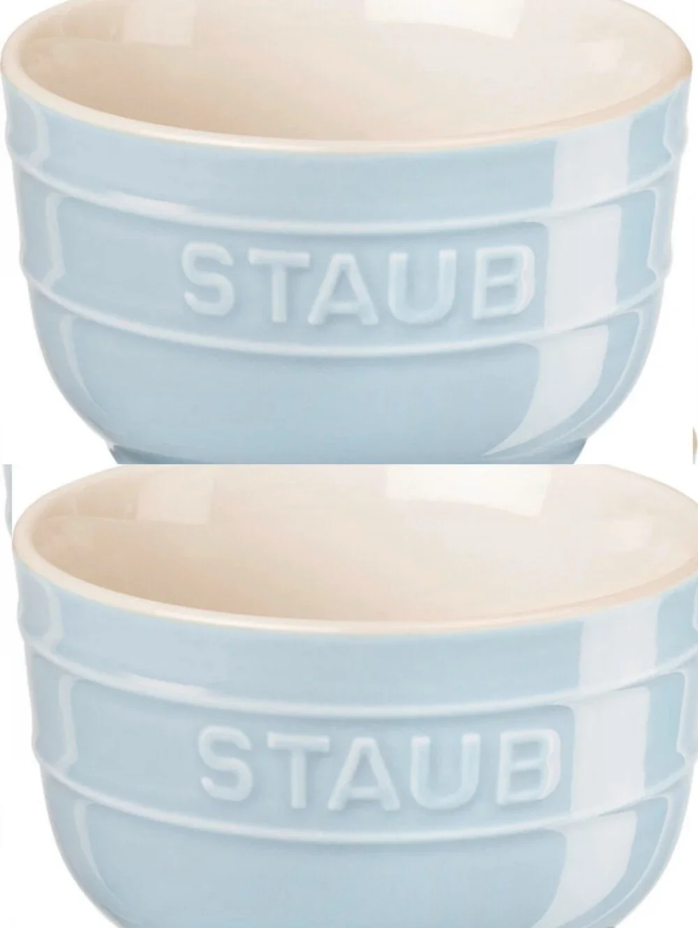 Staub Set Of 2 Ramequins- Light Blue